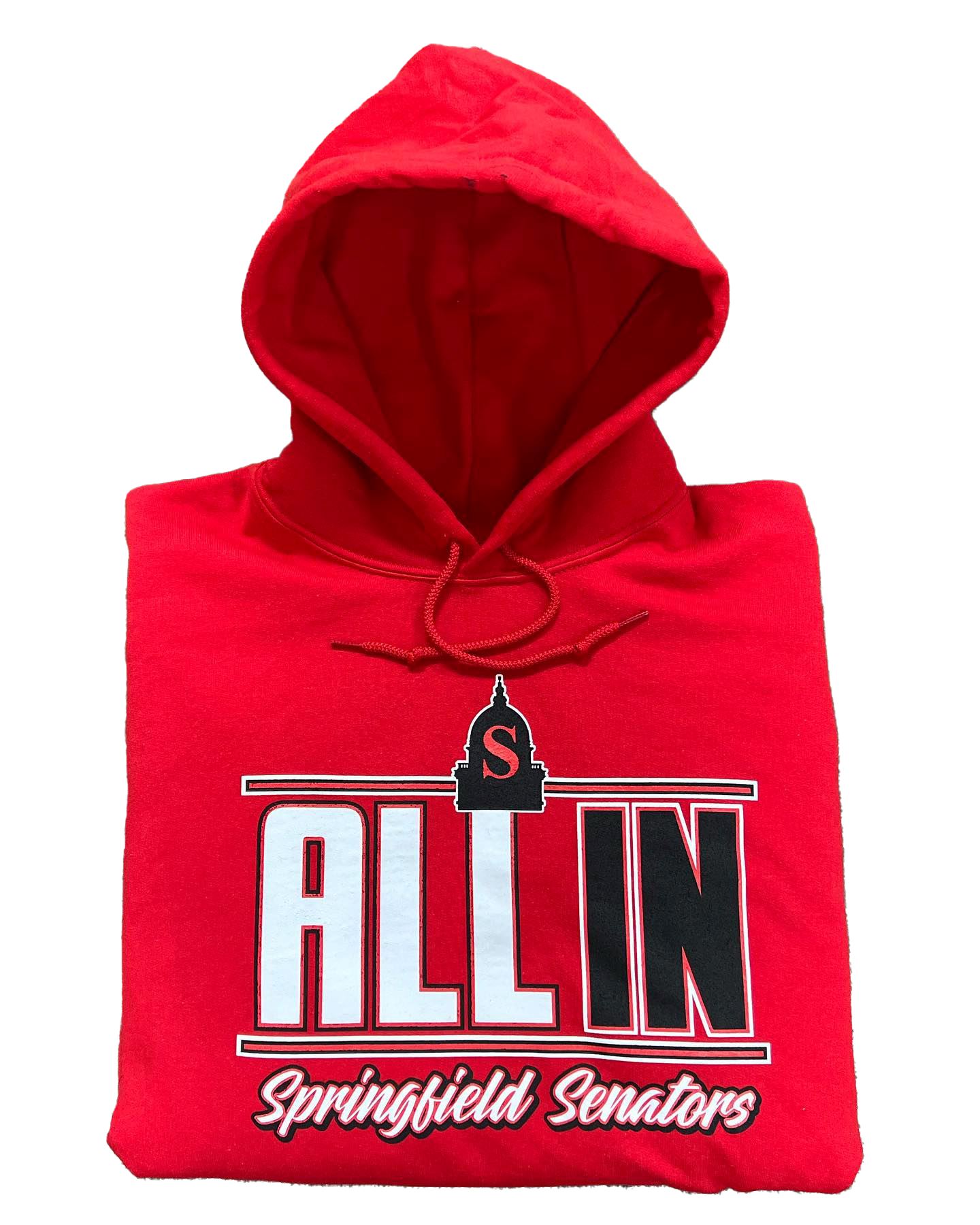 springfield senators red sweatshirt hoodie